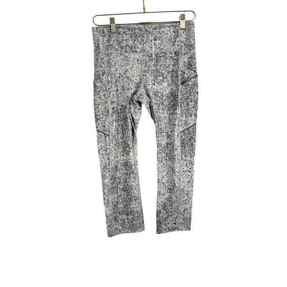 Luluelemon Speed Up Crop 21" Leggings 8‎ Alpine White Stretch Breathable - Picture 1 of 8